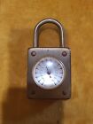 New ListingUnusual Vintage Padlock Thermometer Paperweight Made in France 4 Inches