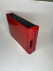Nintendo Wii Red Replacement Console Only Gamecube Compatible RVL-001 WORKS