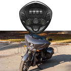 Black LED Motorcycle Headlight for Victory Cross Country Magnum Hammer Vegas (For: 2013 Victory Cross Country Tour)