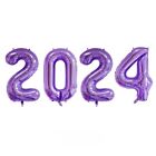 New Listing40 Inch 2024 Giant Foil Number Balloons for Happy 2024 New Year Eve Festival ...