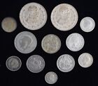 Assorted Foreign World Silver Coin Lot(Total Weight 77.2 Grams)Various Mixed Lot