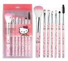 Hello Kitty Makeup Brush Set with Cute Designs 7 Brushes Ideal Gift