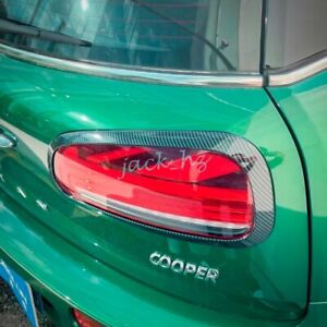 For Mini Clubman F54 2016-2022 Rear Tail Light Cover Accessories Carbon Fiber (For: Mini)