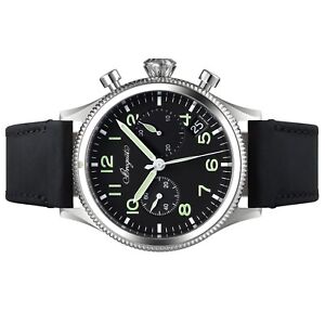 Breguet Type XX Chronograph Wristwatch 2057ST/92/3WU Black Dial