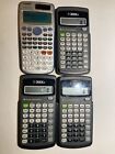 4 Pieces: Texas Instruments TI-30Xa & Casio FX-115ES Scientific Calculator Lot