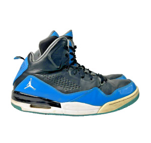 Nike Air Jordan Basketball Black/ Blue High Top 629877-016 Men's Size 12