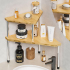 Weenson Bathroom Organizer Countertop Corner Shelf – 2 Tier Bathroom Organizatio