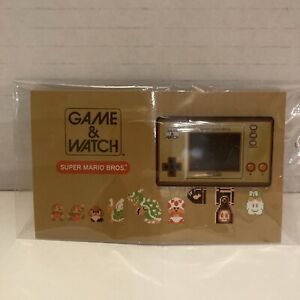 Nintendo 35th Game and Watch Super Mario Bros AmazonJapan Limited Pin USA seller
