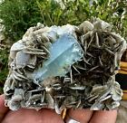 New ListingBlue Aquamarine Crystal With Muscovite Combine Specimen , Mineral Specimens