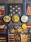 Vintage Lot of 6 Men's Watches and Movements (Bulova, Caravelle, Elgin, Others)