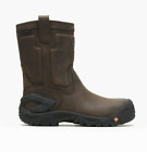 Merrell Strongfield Leather Pull-On, Waterproof, Comp Toe, WIDE Width Work Boots
