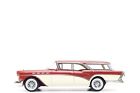 BoS Models 1:18 1957 Buick Century Caballero Estate in Red / Beige (BOS128)