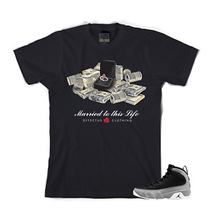 Tee to match Air Jordan Retro 9 Particle Grey. Married Tee
