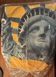 Supreme x The North Face Statue Of Liberty Waterproof Backpack Yellow