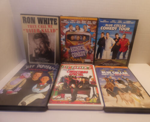 Stand up Comedy Lot of 6 DVDs  Jeff Dunham Ron White Jeff foxworthy Bill Engvall
