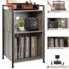 NEW 3-Tier Vinyl Record Player Stand Turntable Stand Cabinet Table Album Holder