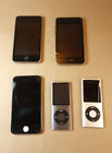 Lot of 5 Apple iPod UNTESTED As Is For Parts or Repair