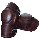 Polo Knee Guards Mens 2 Strap Brown Pair YOUTH KIDS