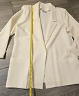 Women's Frayne Vintage White Blazer  Sportscoat Jacket Size XL