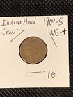 1909-S Indian Head Cent VG+ ( KEY DATE!! )