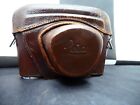 LEICA 35mm BROWN LEATHER EVER-READY CAMERA CASE FOR M2, M3  MODELS FREE Shipping