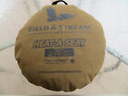 Field And Stream ~~ Heat-A-Seat ~~ Camouflage And Brown Cushion w/Handle !
