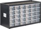 30 PC Small Part Compartment Storage Drawer Stackable hardware Organizer Shelves