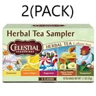 Celestial Seasonings, Herbal Tea Sampler  Caffeine Free 18 bags 1/2026 2(PACK)
