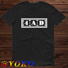 New Shirt 4AD Record Label Logo T-Shirt Many Color Size S-5XL