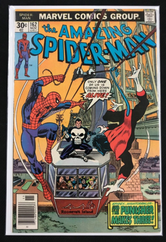 Amazing Spider-Man #162 ('76) KEY! Co-Starring The Punisher, 1st App Of Jigsaw!