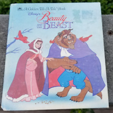 Beatuy and the Beast Golden Tell-A-Tale  Book 1993 Disney Children Belle 2455-59