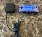Nintendo GameBoy Micro Console Blue Color W/ Charger Complete Free Shipping
