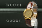 New Battery [Exc+5] Gucci 3000.2.L Gold Dial Women's Quartz Watch From JAPAN