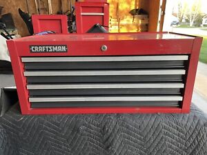 Craftsman 4 Drawer Intermediate Chest / Middle Tool Box USA