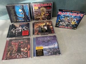Iron Maiden CD Lot of 7 Heavy Metal,Killers- Best Of The Beast, READ