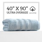 New ListingExtra Large Bath Towel-Oversized Ultra Bath Sheet-100% Cotton - LIGHT BLUE COLOR