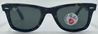 Ray-Ban Wayfarer Tortoise Polarized Sunglasses RB2140 902/58 54mm New Authentic