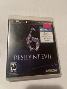Resident Evil 6 (Sony PlayStation 3, 2012) Walmart Edition CIB