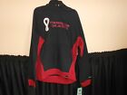 New Fifa World Cup Qatar 2022 Hoodie Adult Size Large Black Burgundy Official