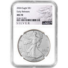 2024 American Silver Eagle - NGC MS70 Early Releases ALS Label