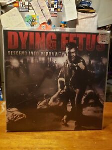 New ListingDying Fetius-Descend Into Depravity. Clear W/Blood Red Splatter Vinyl. Unplayed.