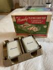 Vintage 1950 Handy Playing Card Tray  Canasta Gin Rummy USA Made W/canasta Cards