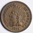 1881 Indian Head Cent Penny UNC *UNCIRCULATED* MS E158 AEM