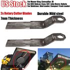 Pair For Mower King Skidsteer Brush Hog REPLACEMENT Blades Rotary Grass Cutter