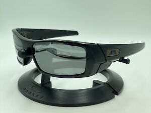 OAKLEY Sunglasses GASCAN 12-856 Black Iridium Polarized/Matte Black AUTHENTIC