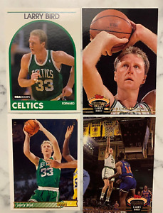 Larry Bird HOF Lot of 4 Cards NMT/MT Boston Celtics