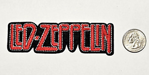Led Zeppelin Patch Classic Rock Metal Embroidered Iron On 1.25x4.25
