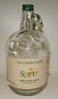 Coca Cola Company SPRITE One Gallon Glass Soda Fountain Syrup Jug w Paper Label