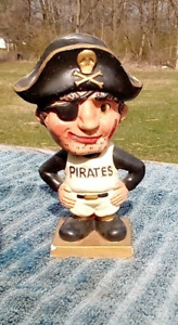 Rare Vintage 1960's Pittsburgh Pirates Bobblehead Gold Base - Made in Japan