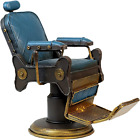Mini Hairdressing Chair Model Miniature Vintage Barber Chair Retro Haircut Iron